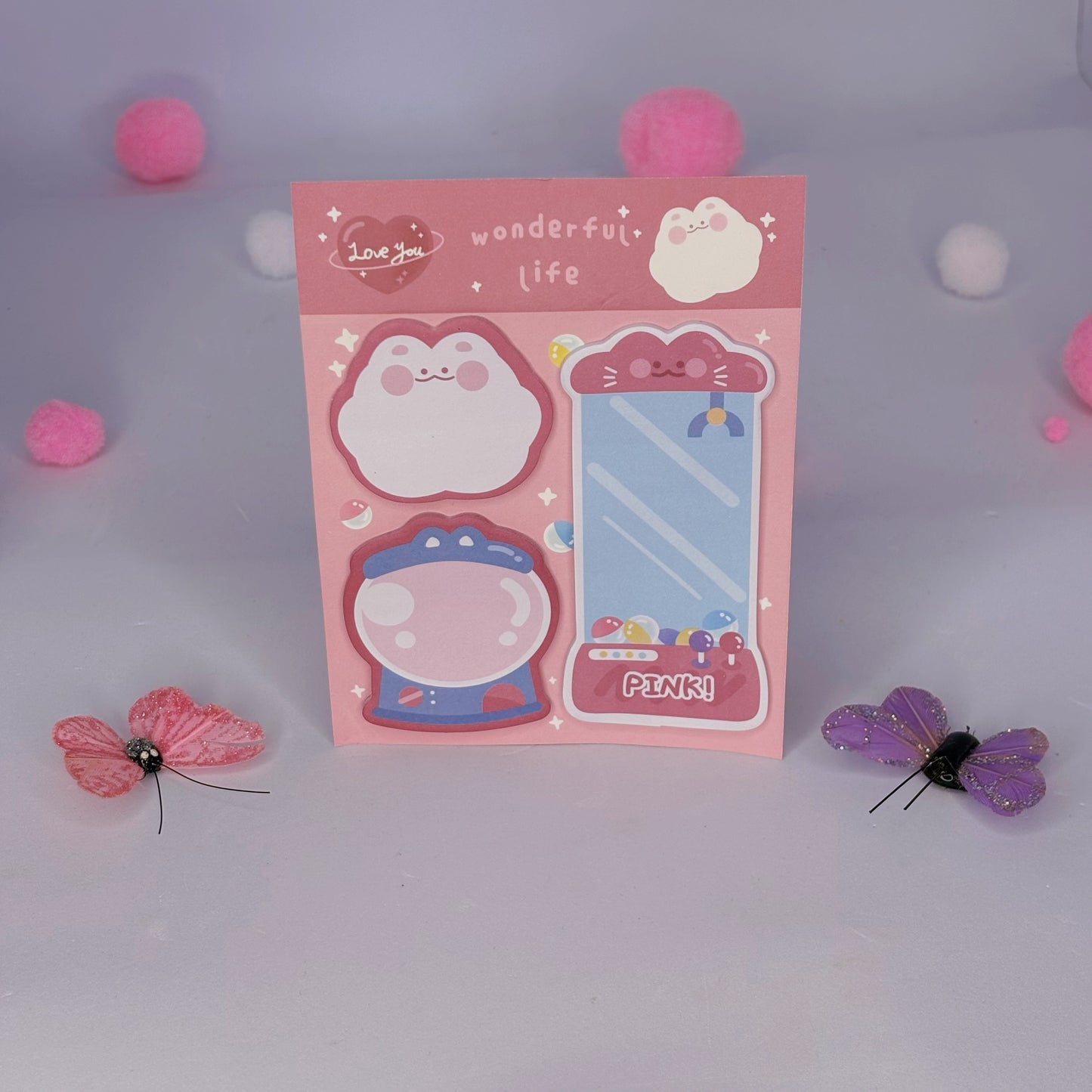 TRIO DE BLOC NOTE KAWAII