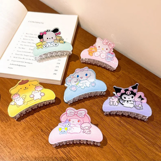🌸 Pince à Cheveux Sanrio 3D Kawaii