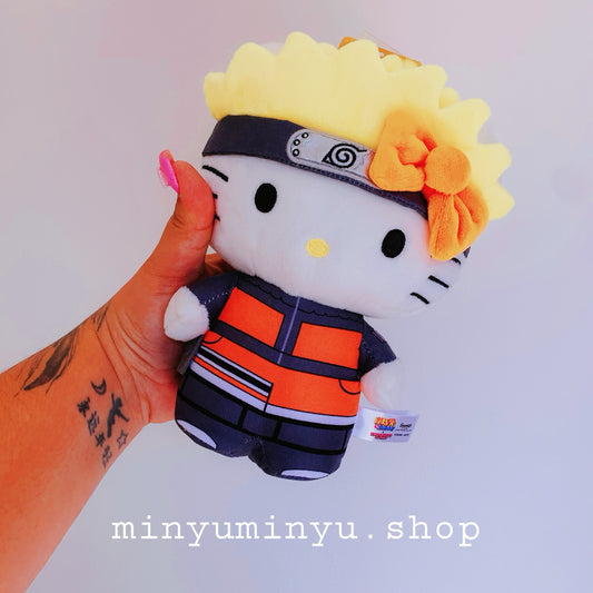 Peluche HELLO KITTY x NARUTO !