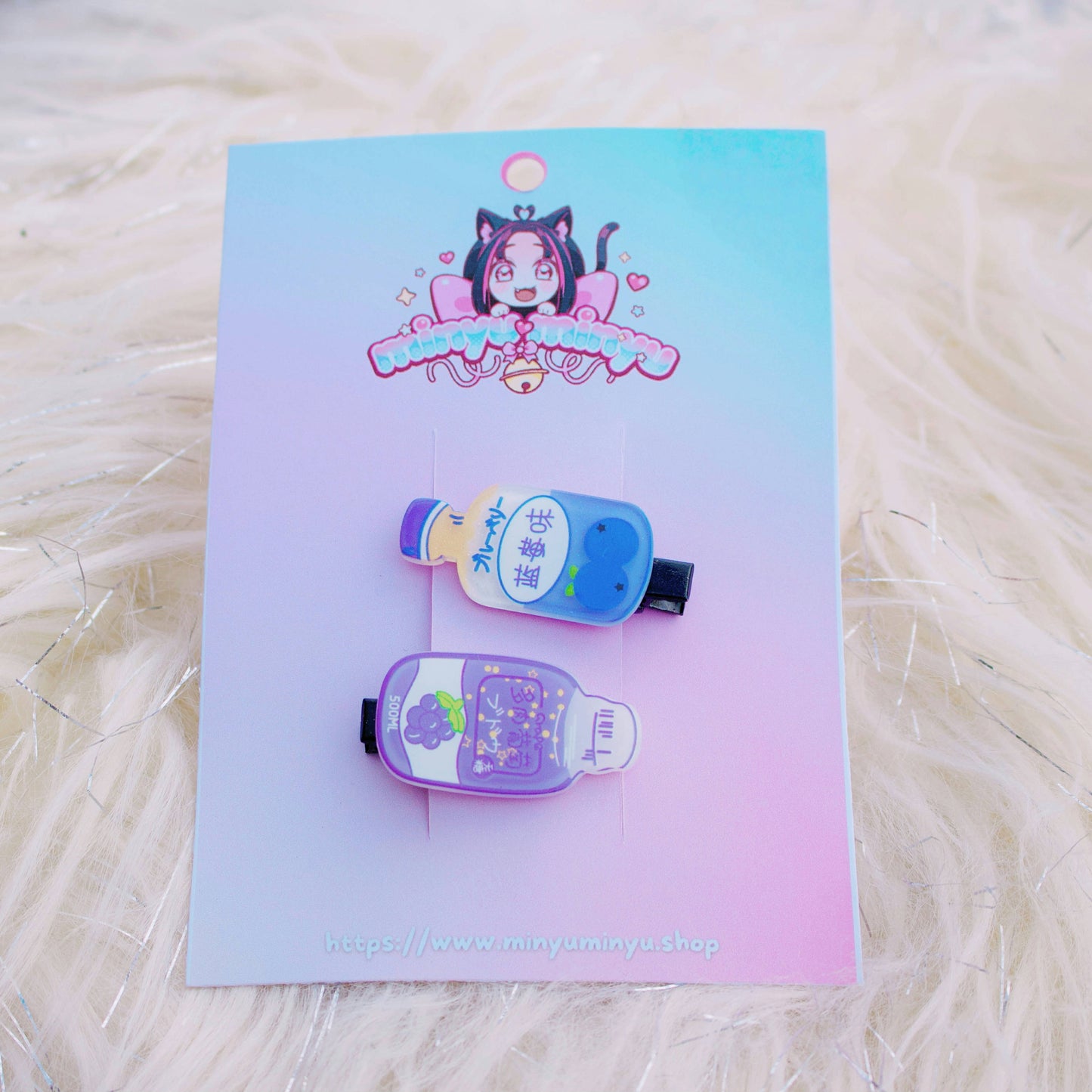 Lot de 2 Barrettes Boisson Mignonne ☕️ - Style Coréen Kawaii