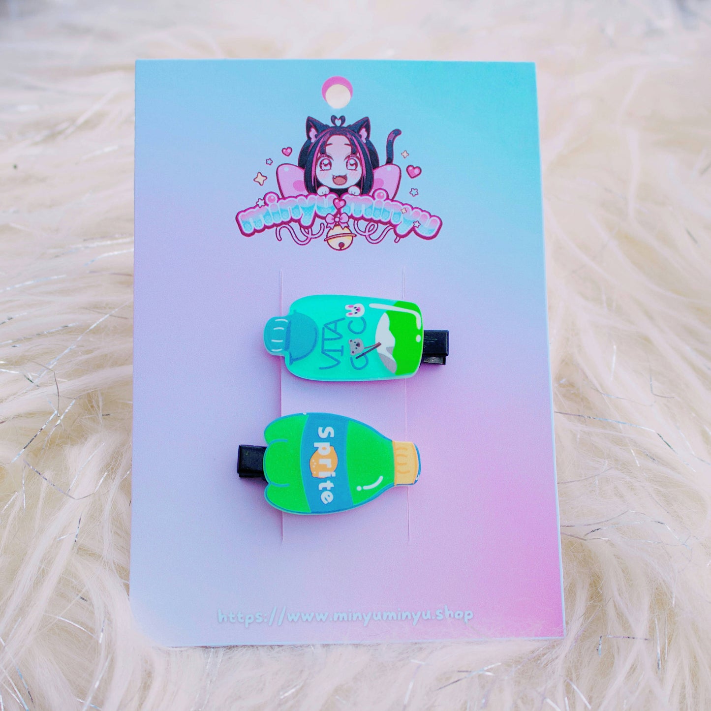 Lot de 2 Barrettes Boisson Mignonne ☕️ - Style Coréen Kawaii