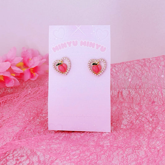 BOUCLE D'OREILLE : PEACHY