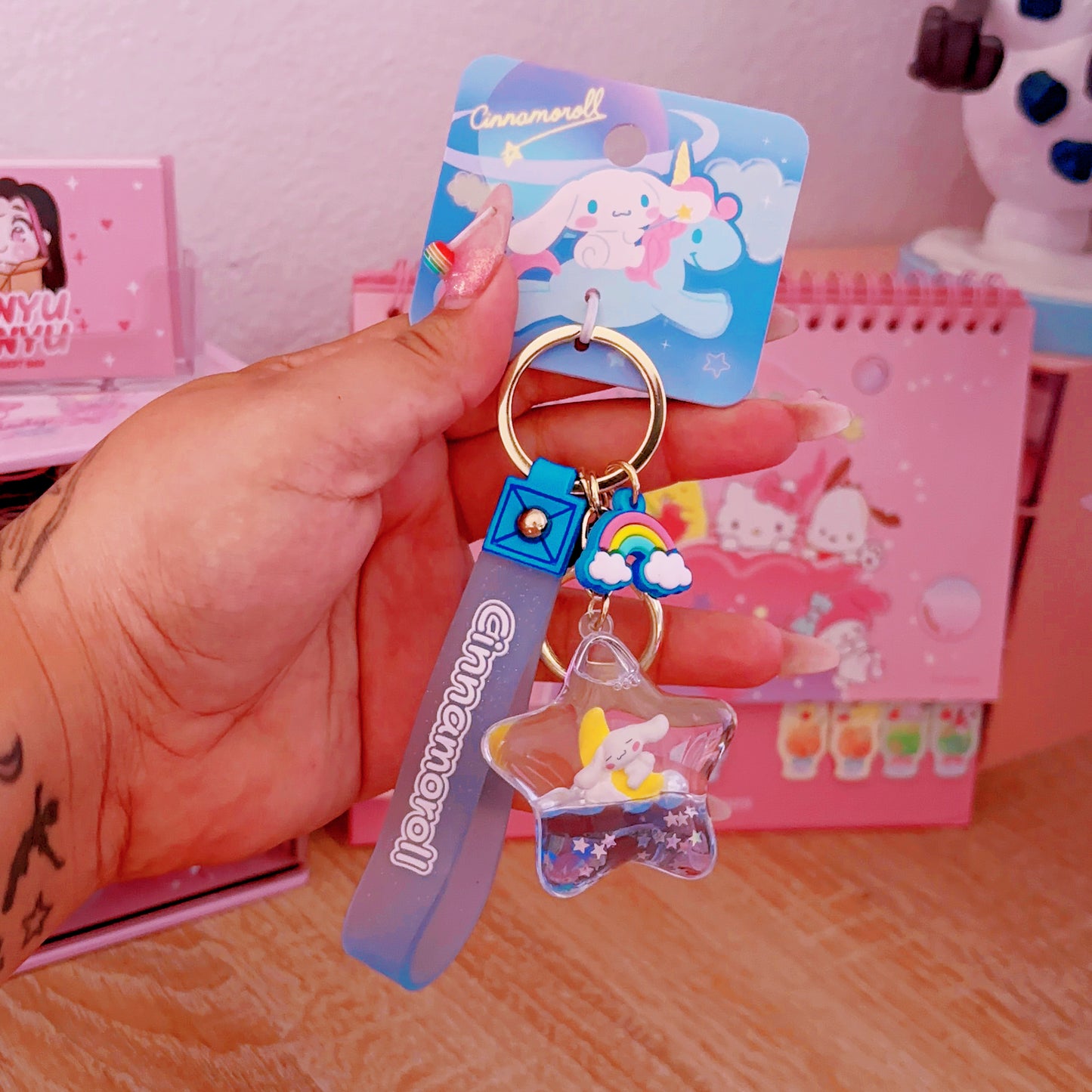 Porte-clés Cinnamoroll Kawaii