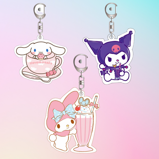 🔑 Porte-clés Acrylique Sanrio