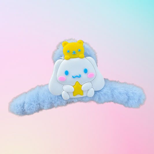 🌟 Pince à cheveux peluche – Cinnamoroll