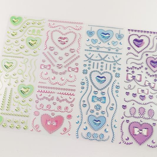✨ Stickers Décoratifs "Pearl Chain"